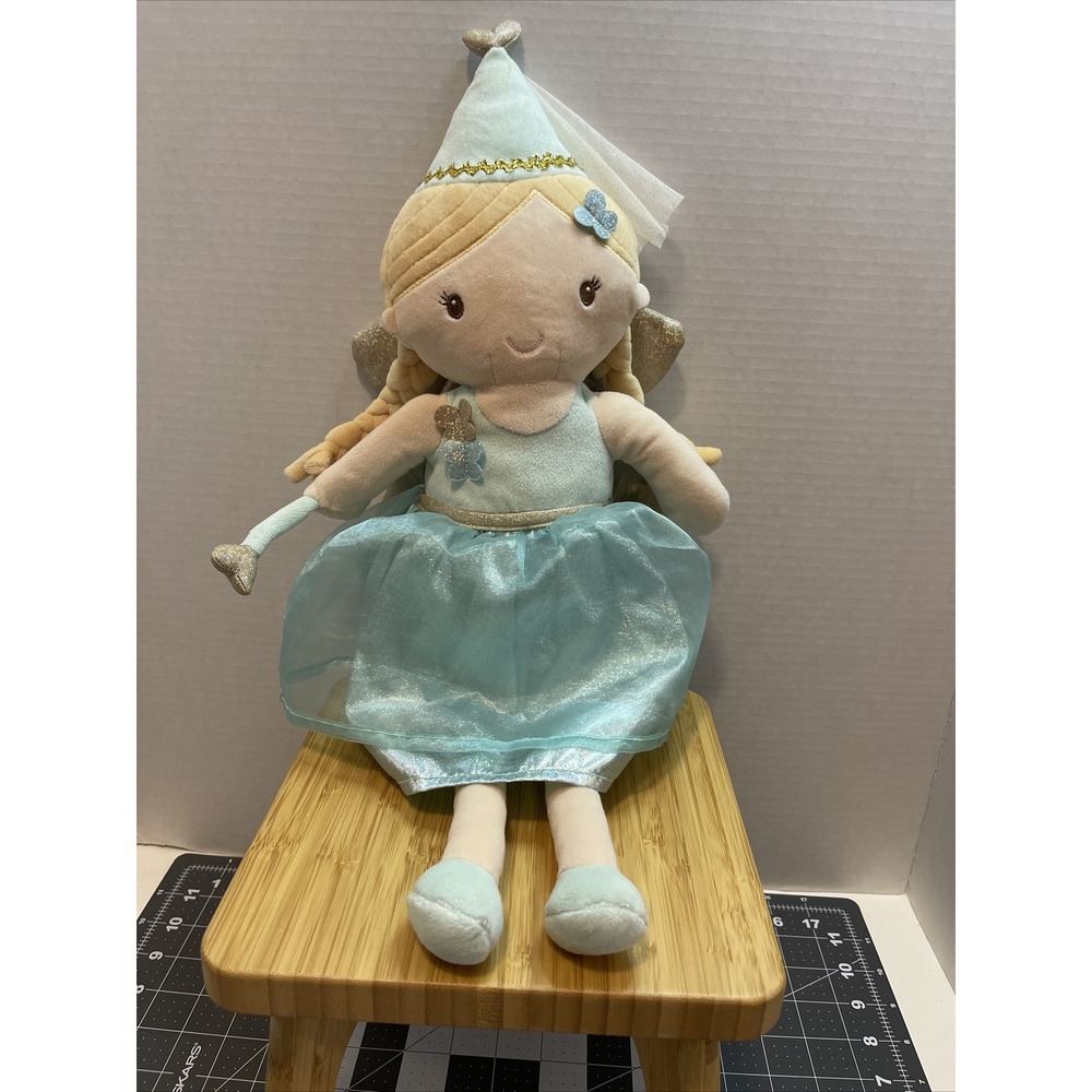 Douglas Tealia Light & Sound Aqua Fairy Plush Stuffed Doll